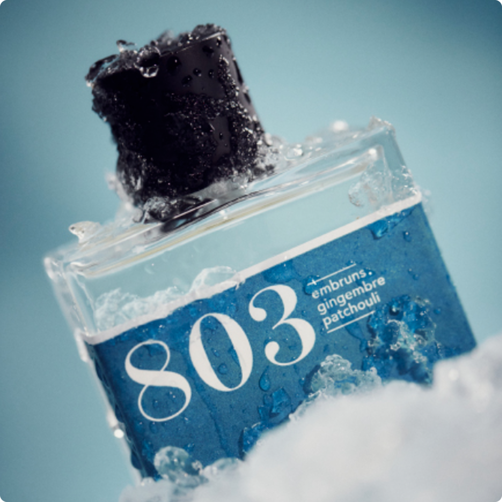 Parfum de la marque 803 dans de la glace