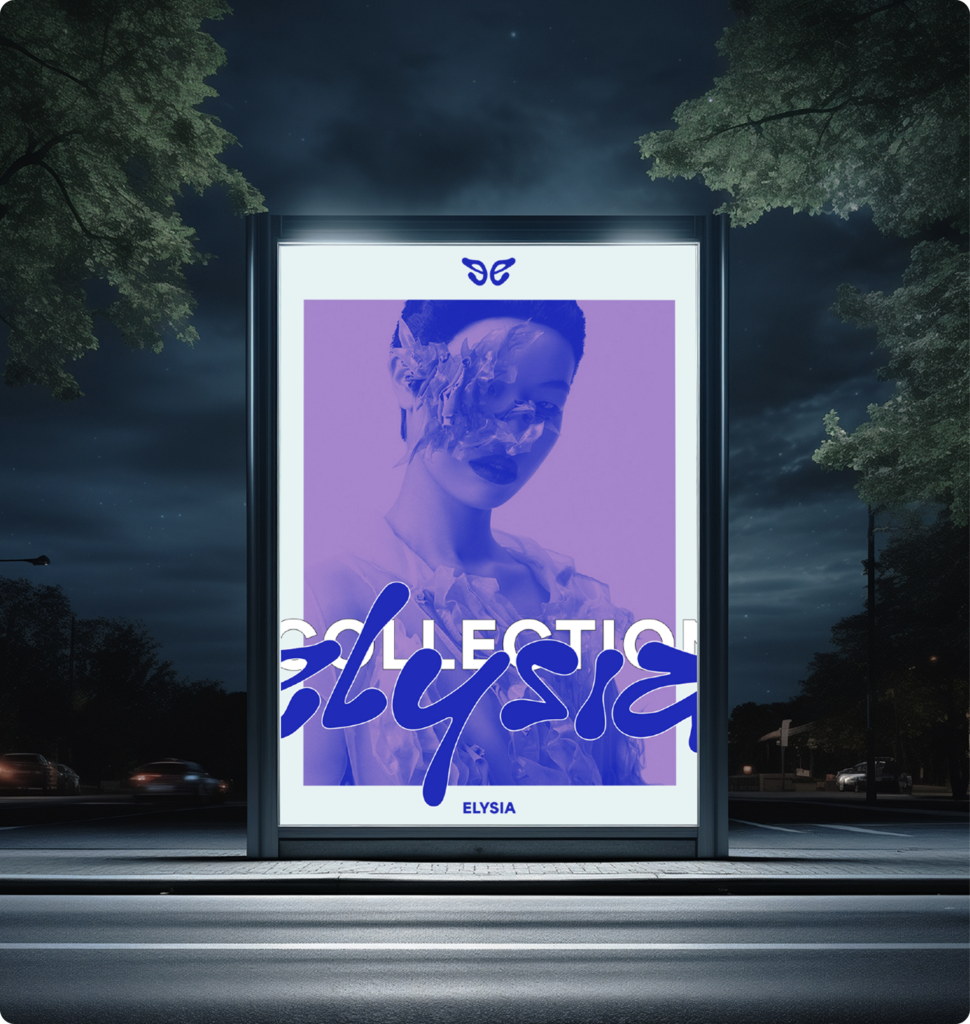 panneau publicitaire de nuit