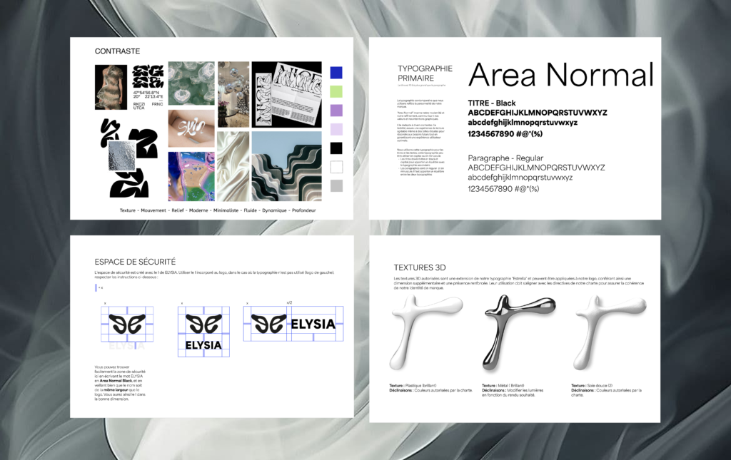 différentes slides de présentation