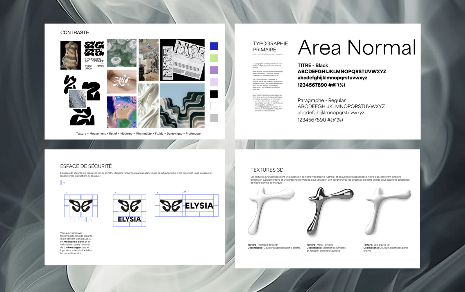 différentes slides de présentation